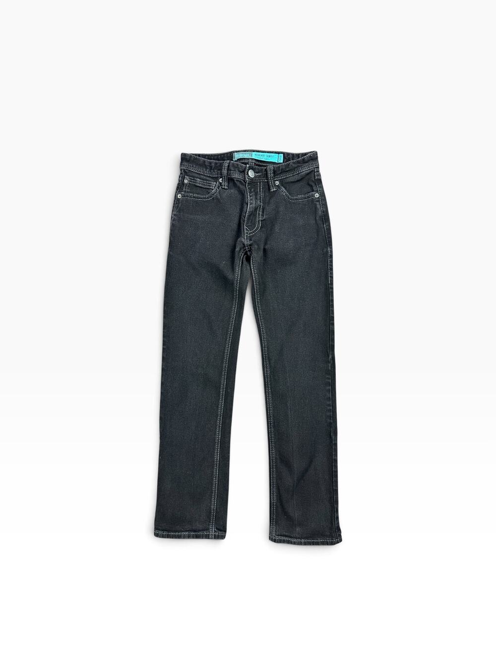 Rock & Roll Denim Revolver Slim Straight Bootcut Jeans Black — Size 29x32